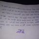 A letter from the village head saying her signature was forged on the consent document.